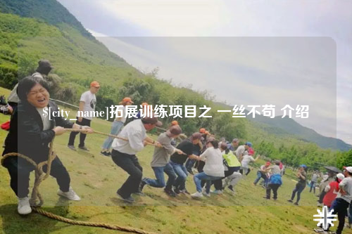 西安拓展训练项目之 一丝不苟 介绍